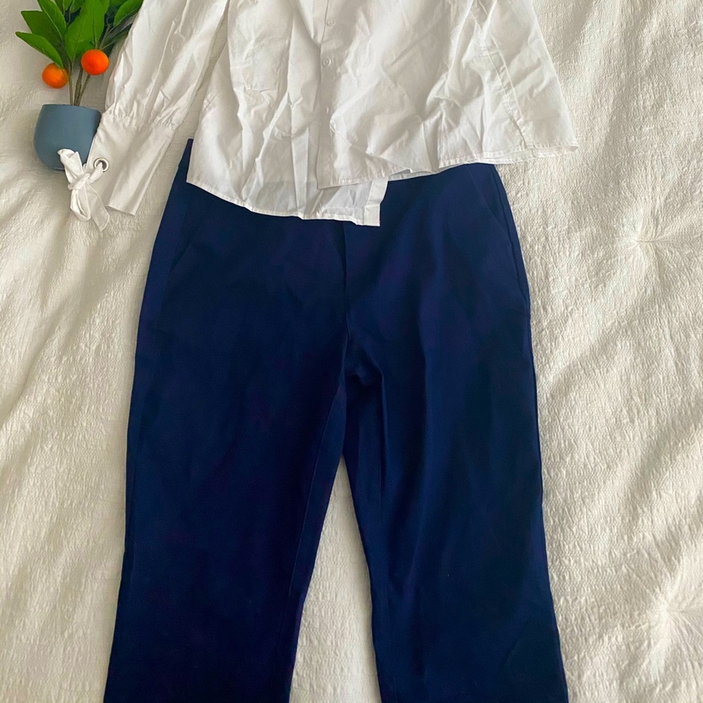 Navy work pants